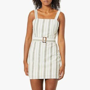JOA Women's Sleeveless Fit & Flare Belted Short Dress Size Medium